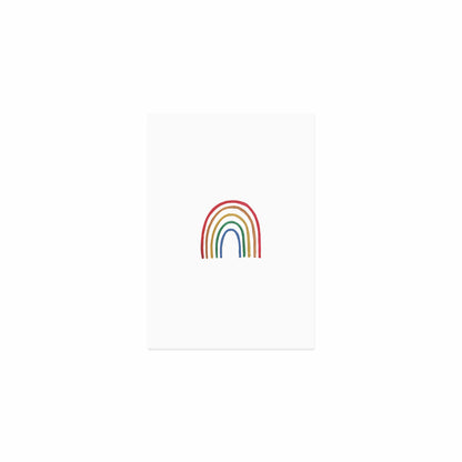 Eulenschnitt Postkarte "Rainbow"