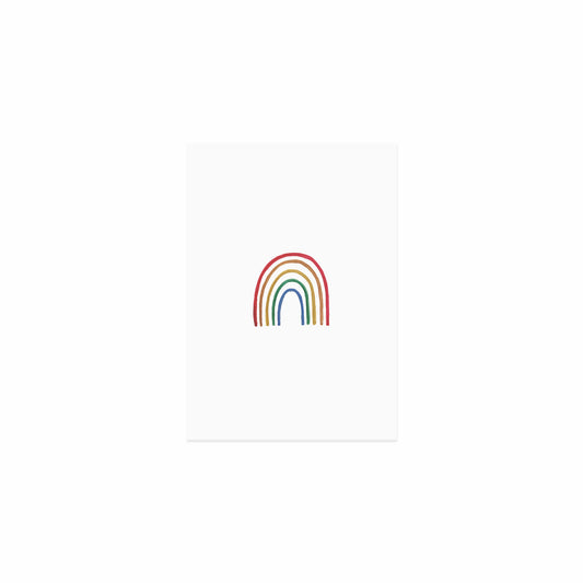 Eulenschnitt Postkarte "Rainbow"
