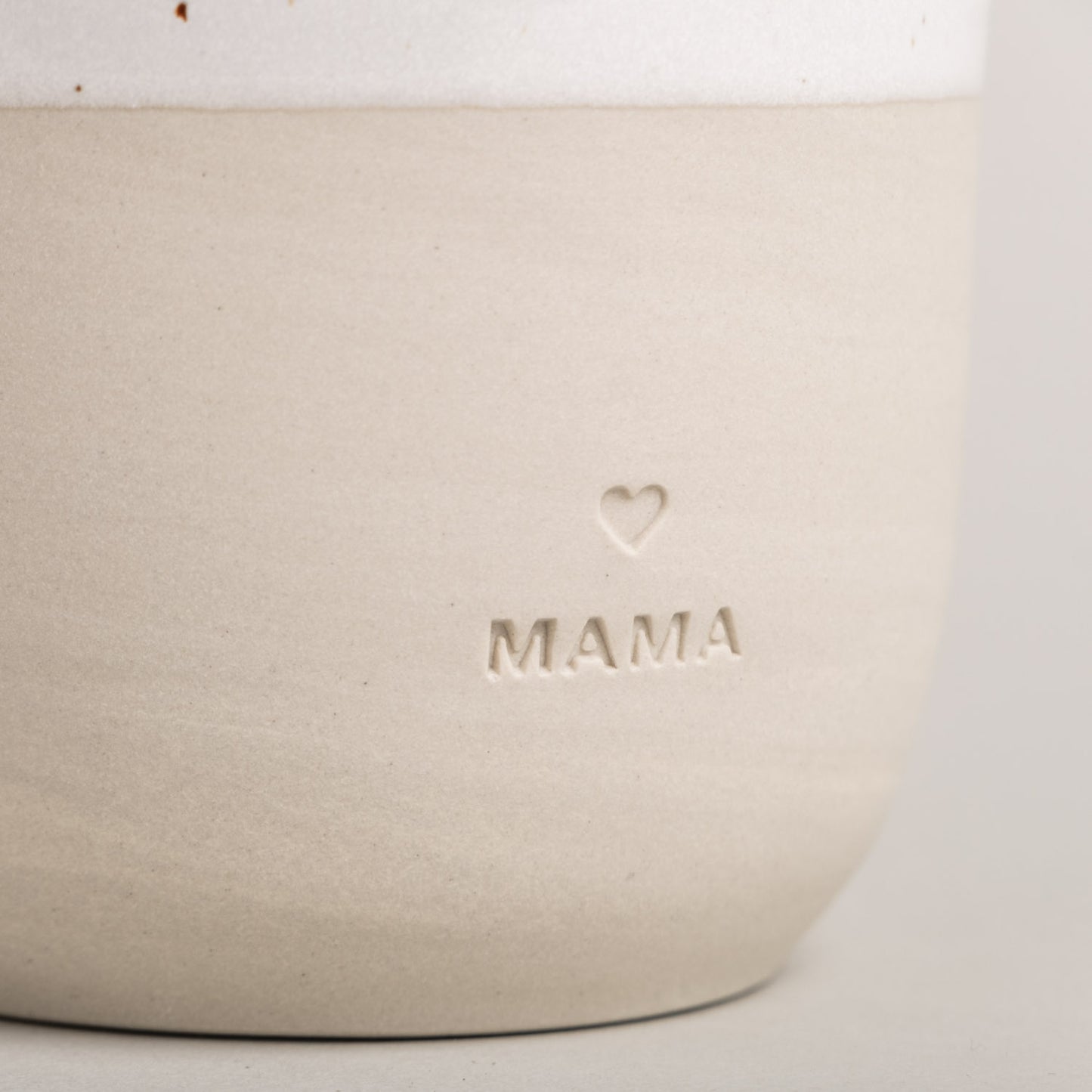 Eulenschnitt Becher "Mama"