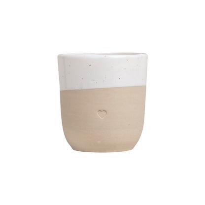 Eulenschnitt Becher "Herz"