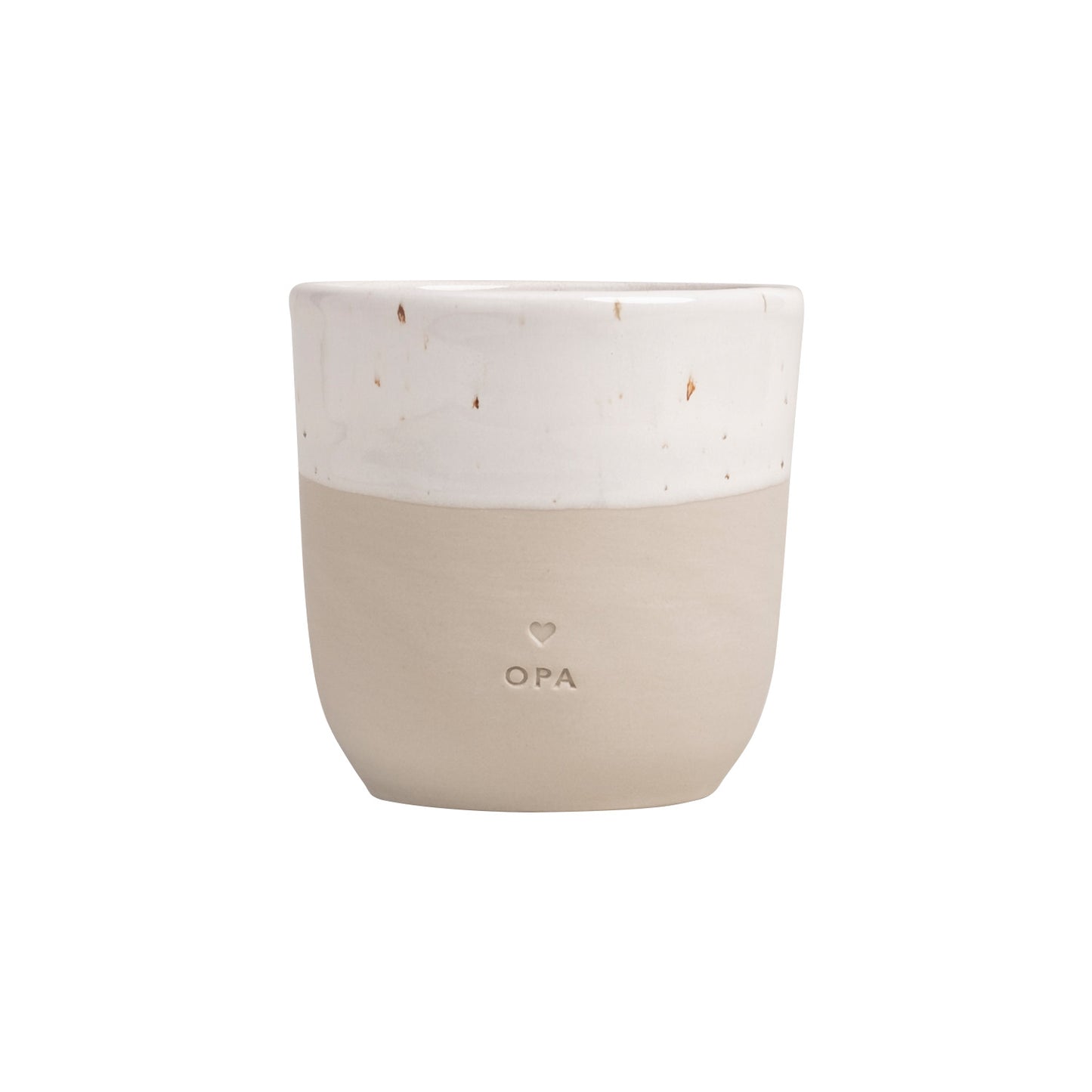 Eulenschnitt Becher "Opa"