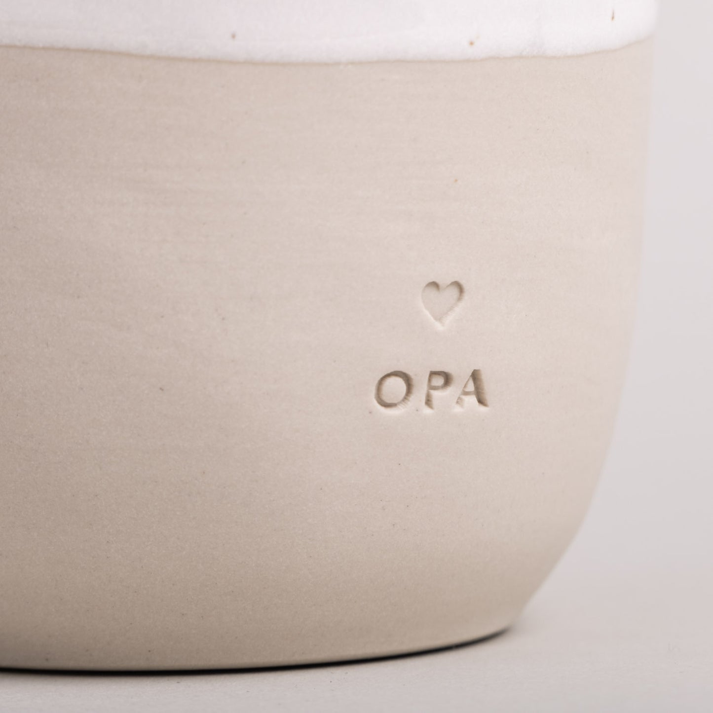 Eulenschnitt Becher "Opa"