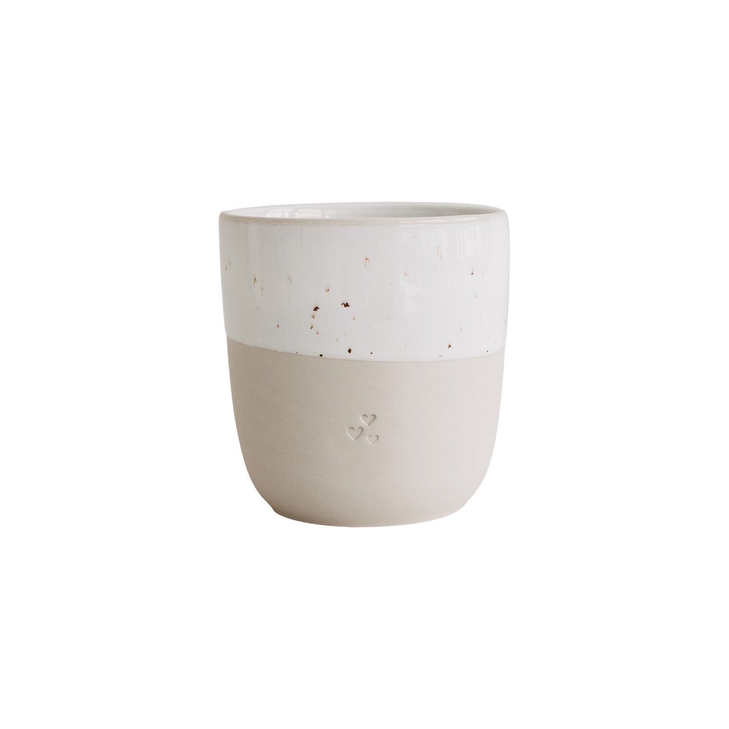 Eulenschnitt Kleiner Becher "Kleine Herzen"