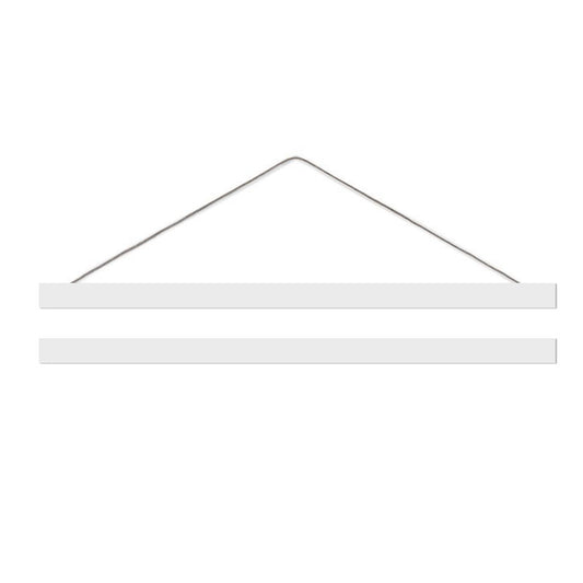 Eulenschnitt Posterleiste Weiß A3