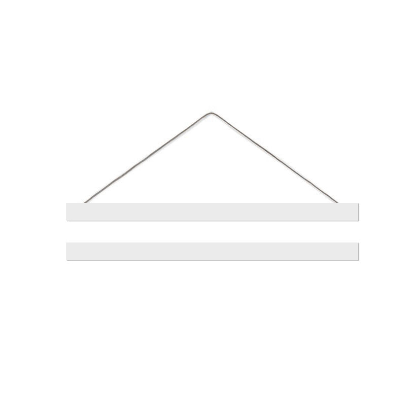 Eulenschnitt Posterleiste Weiß A4