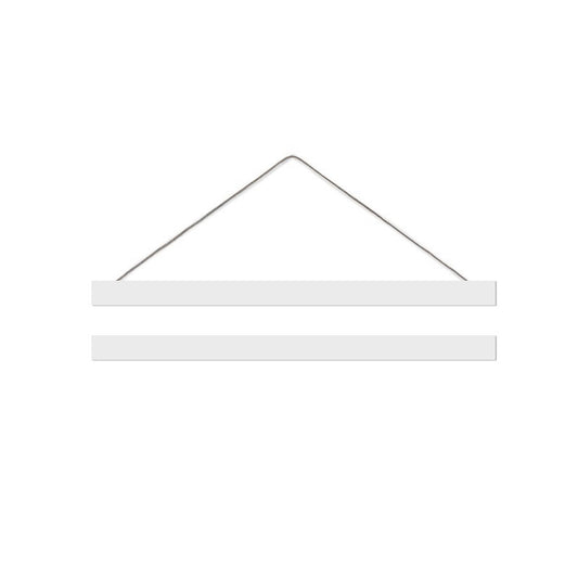 Eulenschnitt Posterleiste Weiß A4