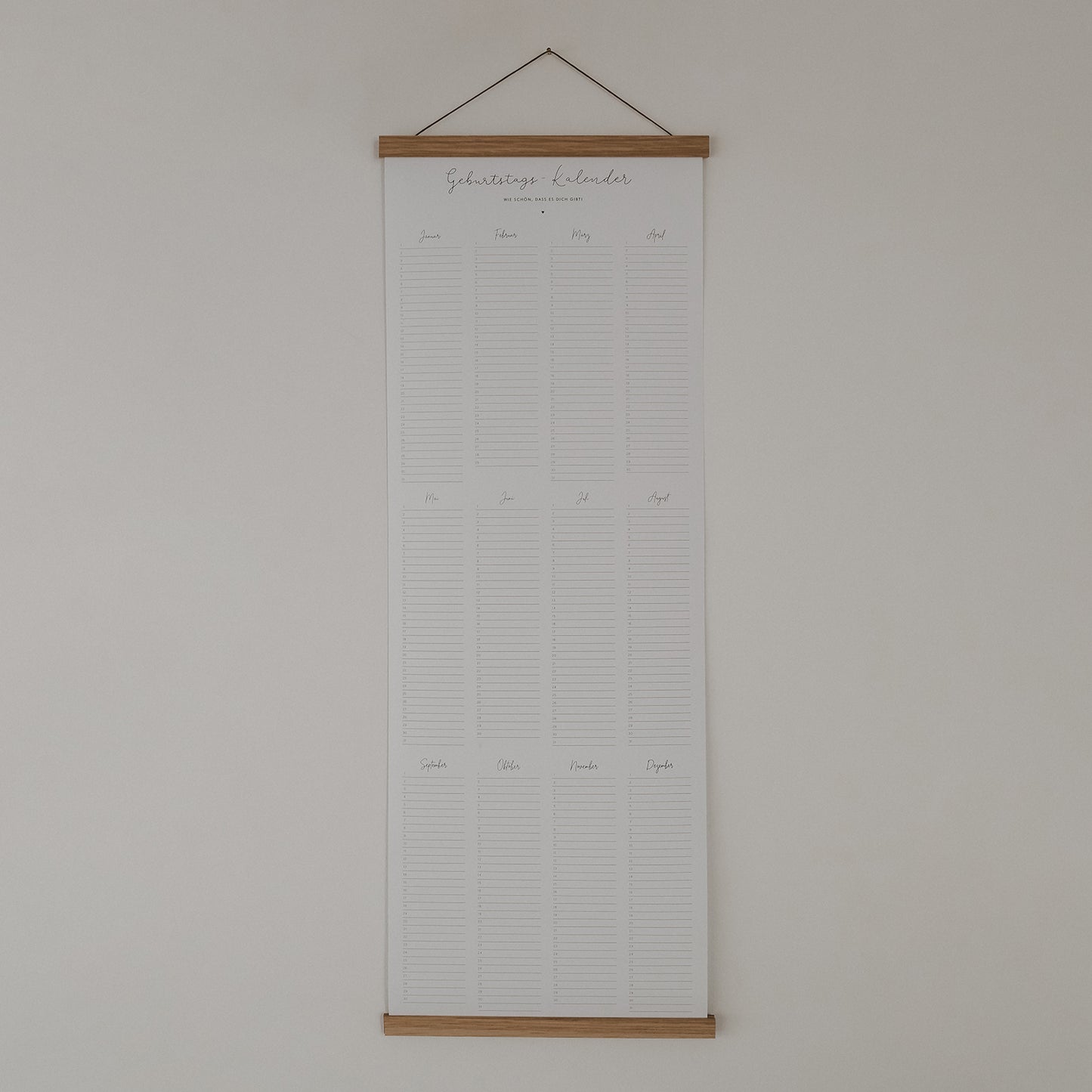 Eulenschnitt Posterleiste Eiche A3