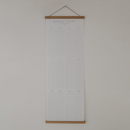 Eulenschnitt Posterleiste Eiche A3