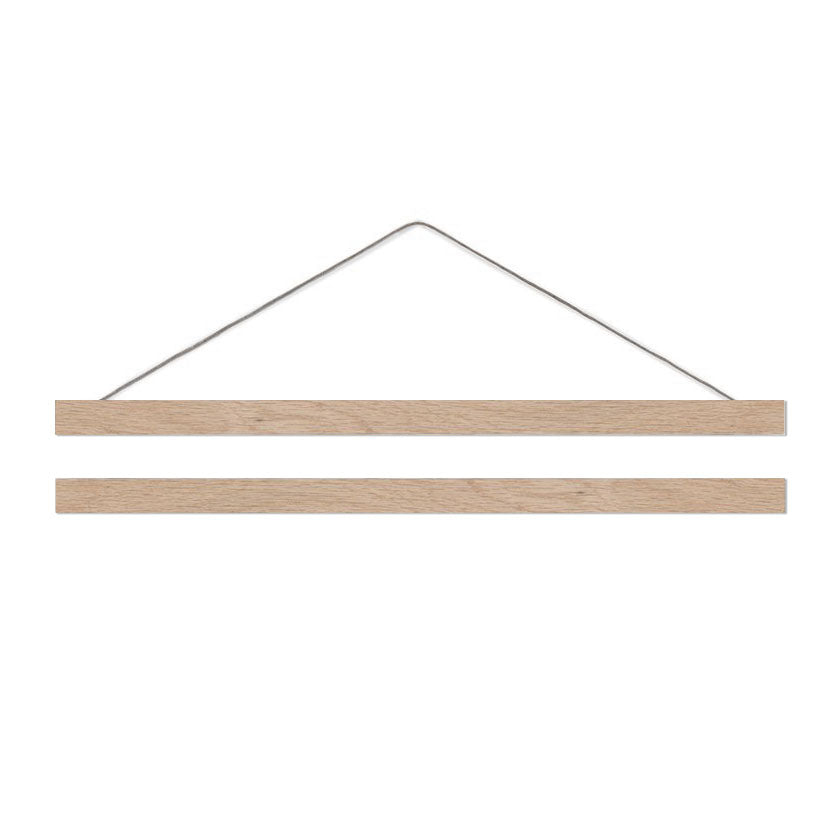 Eulenschnitt Posterleiste Eiche A3