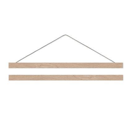 Eulenschnitt Posterleiste Eiche A3