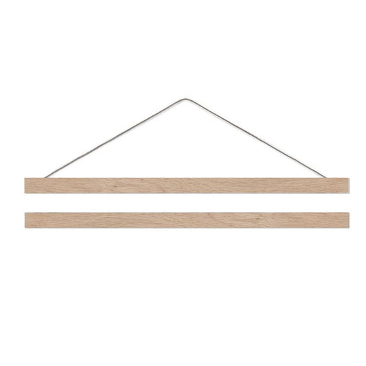 Eulenschnitt Posterleiste Eiche A3