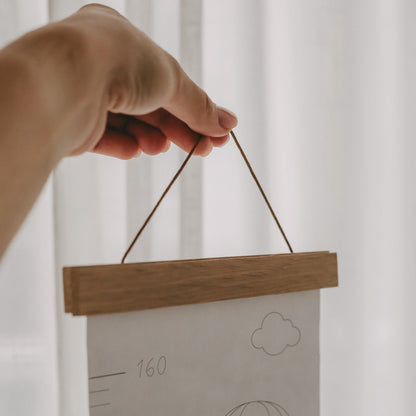 Eulenschnitt Posterleiste Eiche A4