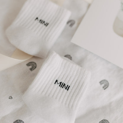 Eulenschnitt Baby Socken "Mini"