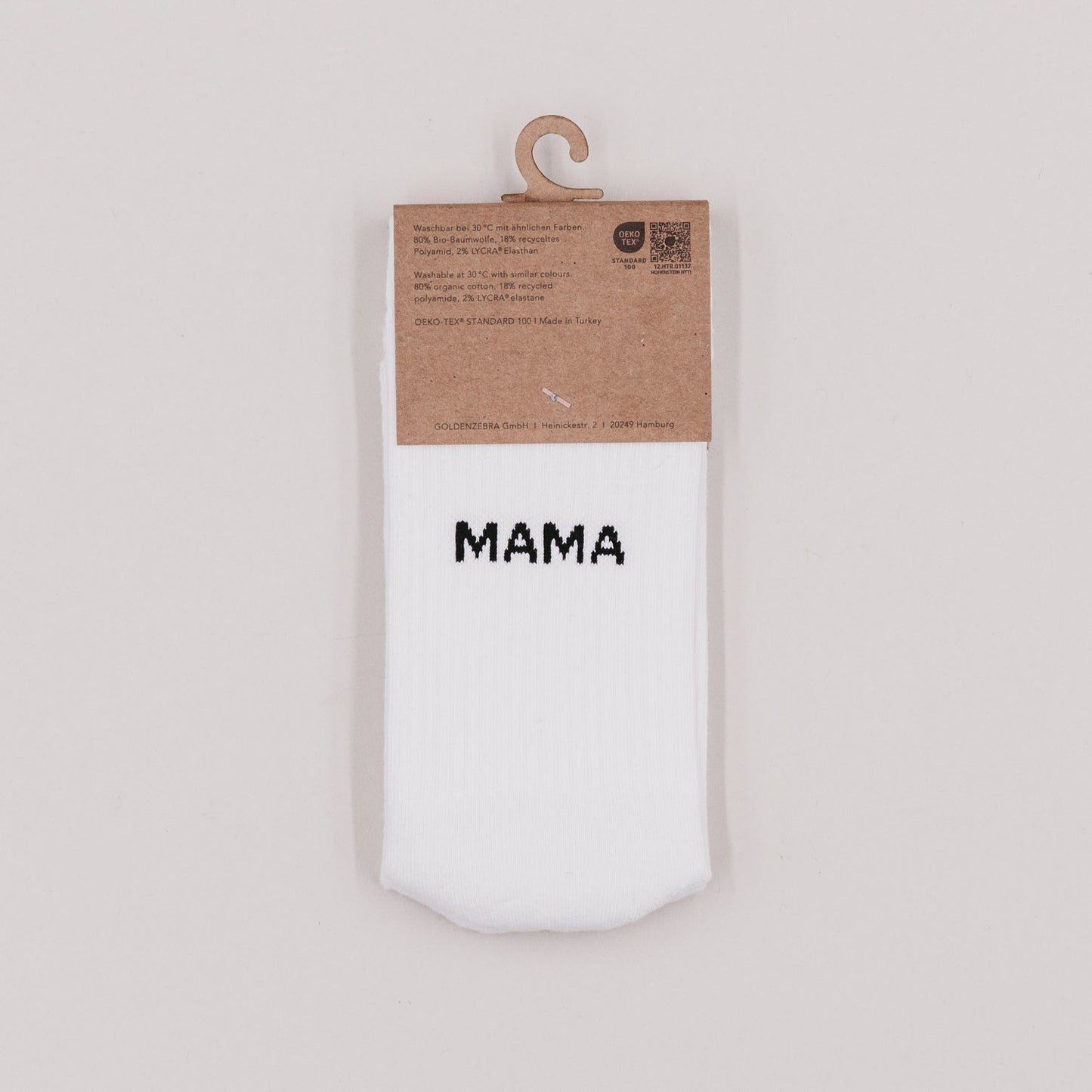 Eulenschnitt Socken "Mama"