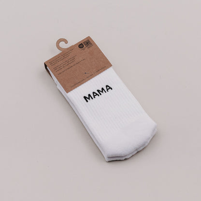 Eulenschnitt Socken "Mama"