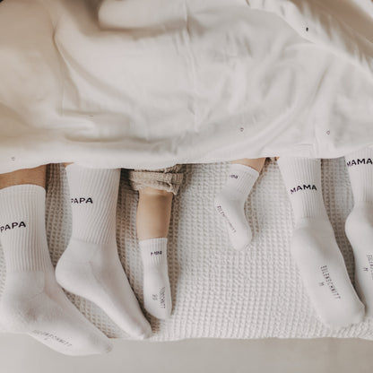 Eulenschnitt Socken "Papa"