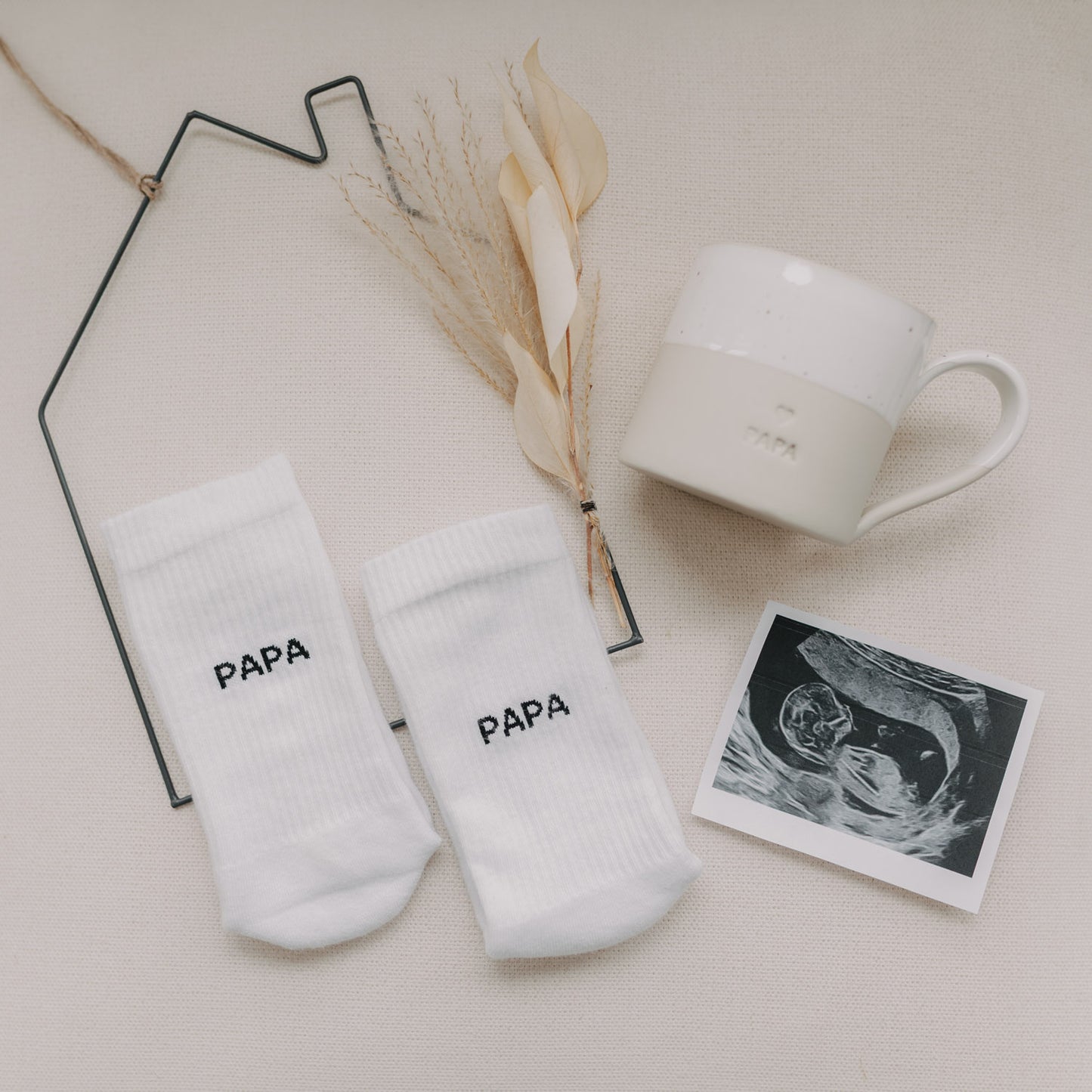Eulenschnitt Socken "Papa"