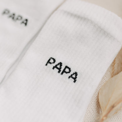 Eulenschnitt Socken "Papa"