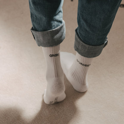 Eulenschnitt Socken Große Schwester