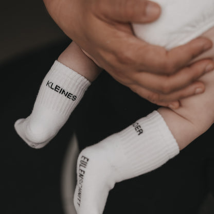 Eulenschnitt Baby Socken "Kleines Wunder"