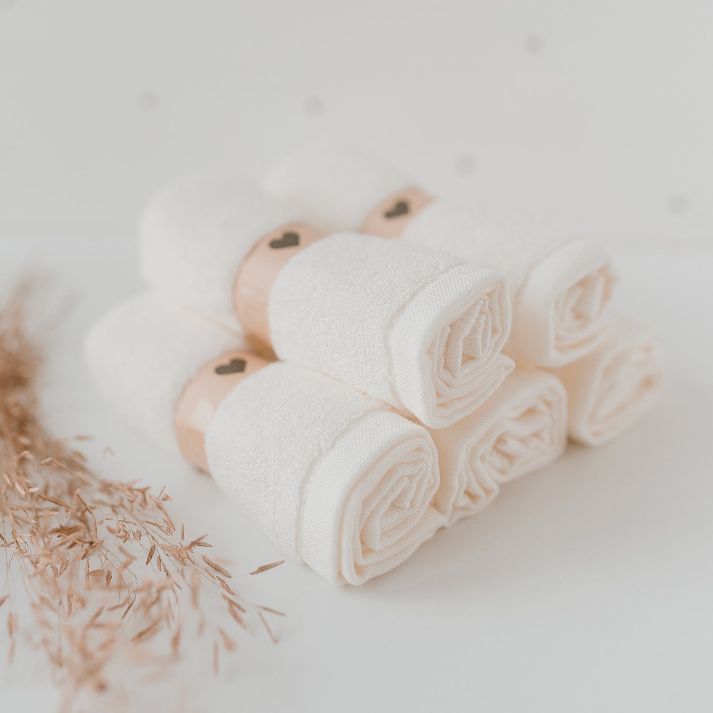 Eulenschnitt Waschlappen 6-er Set