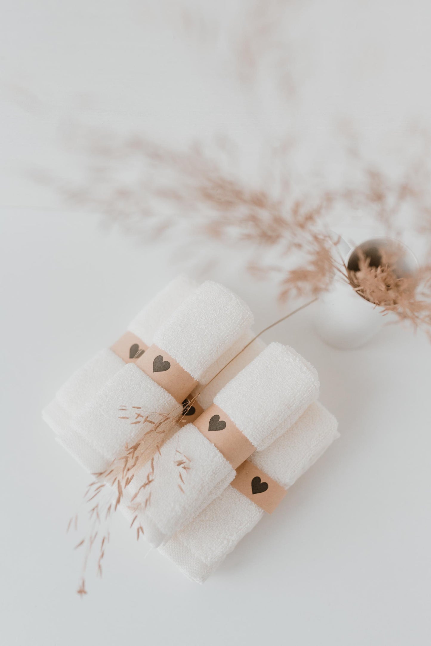 Eulenschnitt Waschlappen 6-er Set