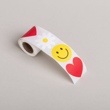 Eulenschnitt Sticker Smiley, Herz, Daisey