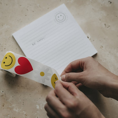 Eulenschnitt Sticker Smiley, Herz, Daisey