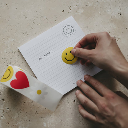Eulenschnitt Sticker Smiley, Herz, Daisey
