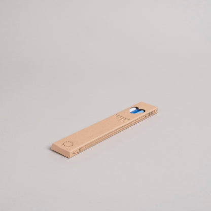 Eulenschnitt Bleistift 4-er Set Blau