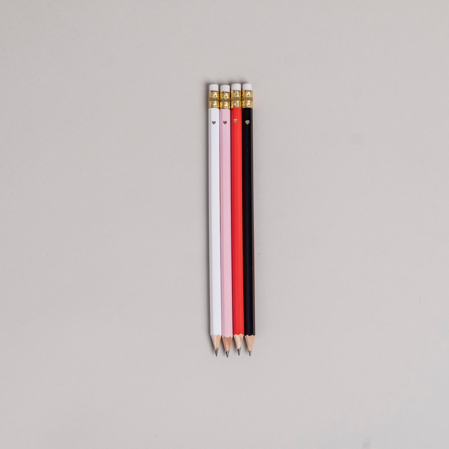 Eulenschnitt Bleistift 4-er Set Rosa