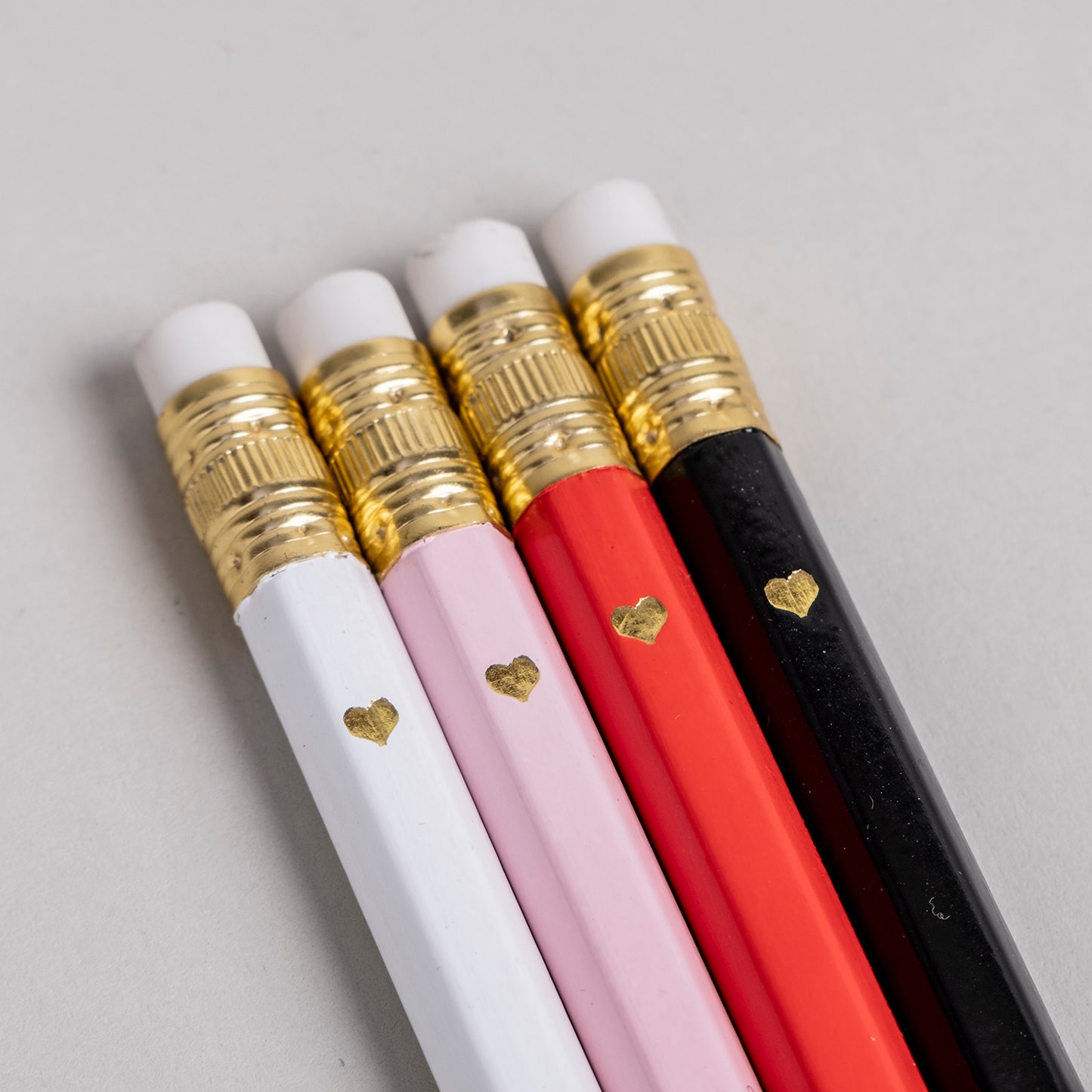 Eulenschnitt Bleistift 4-er Set Rosa