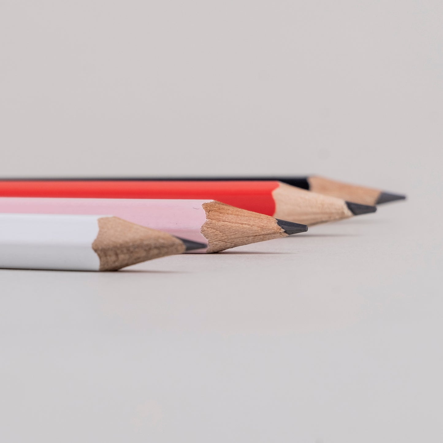 Eulenschnitt Bleistift 4-er Set Rosa