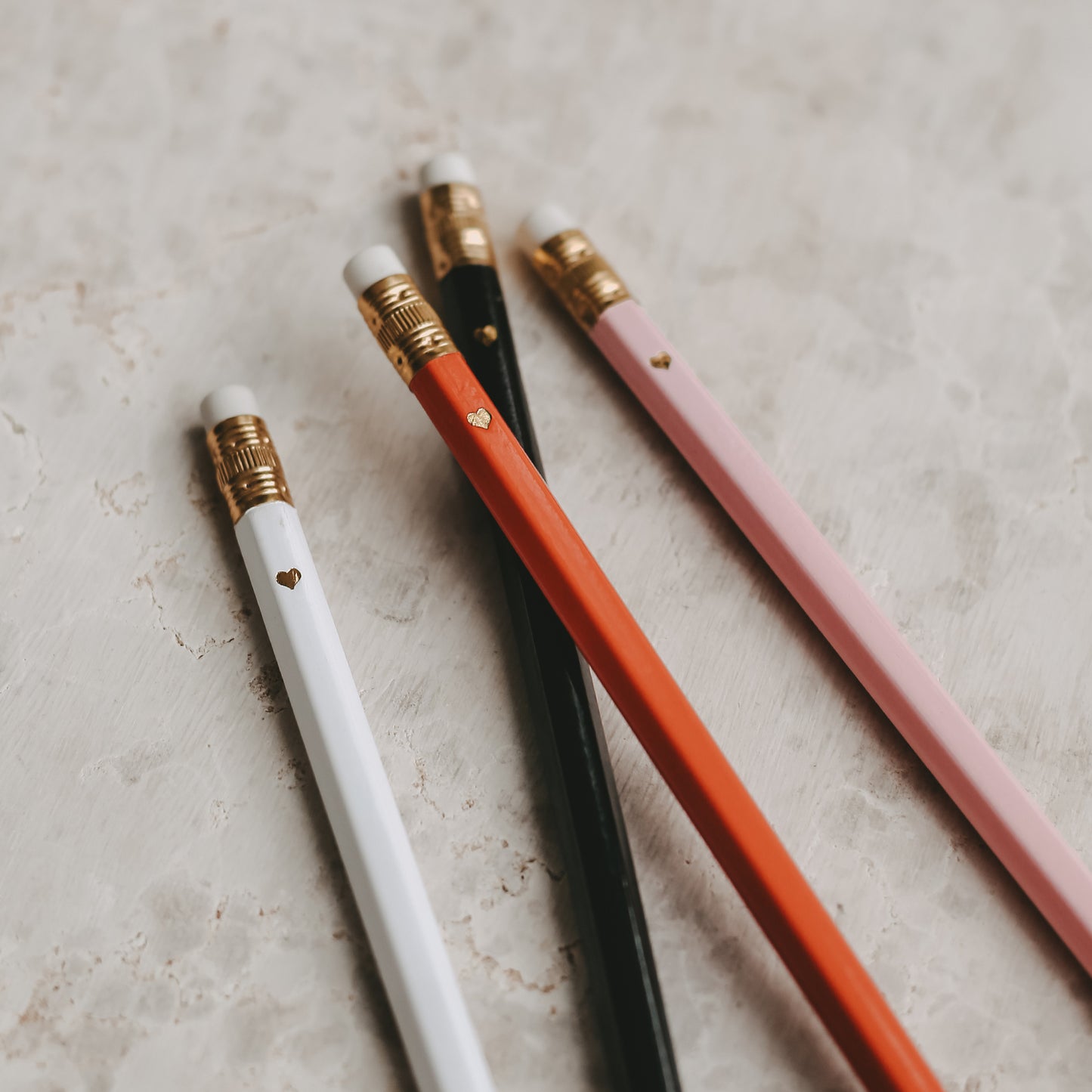 Eulenschnitt Bleistift 4-er Set Rosa