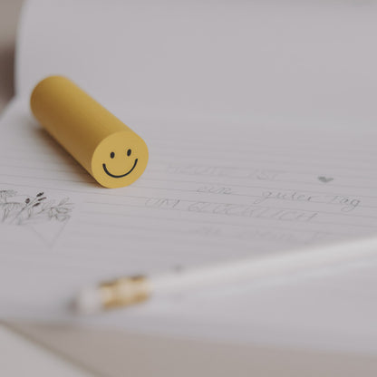 Eulenschnitt Radiergummi "Smiley"