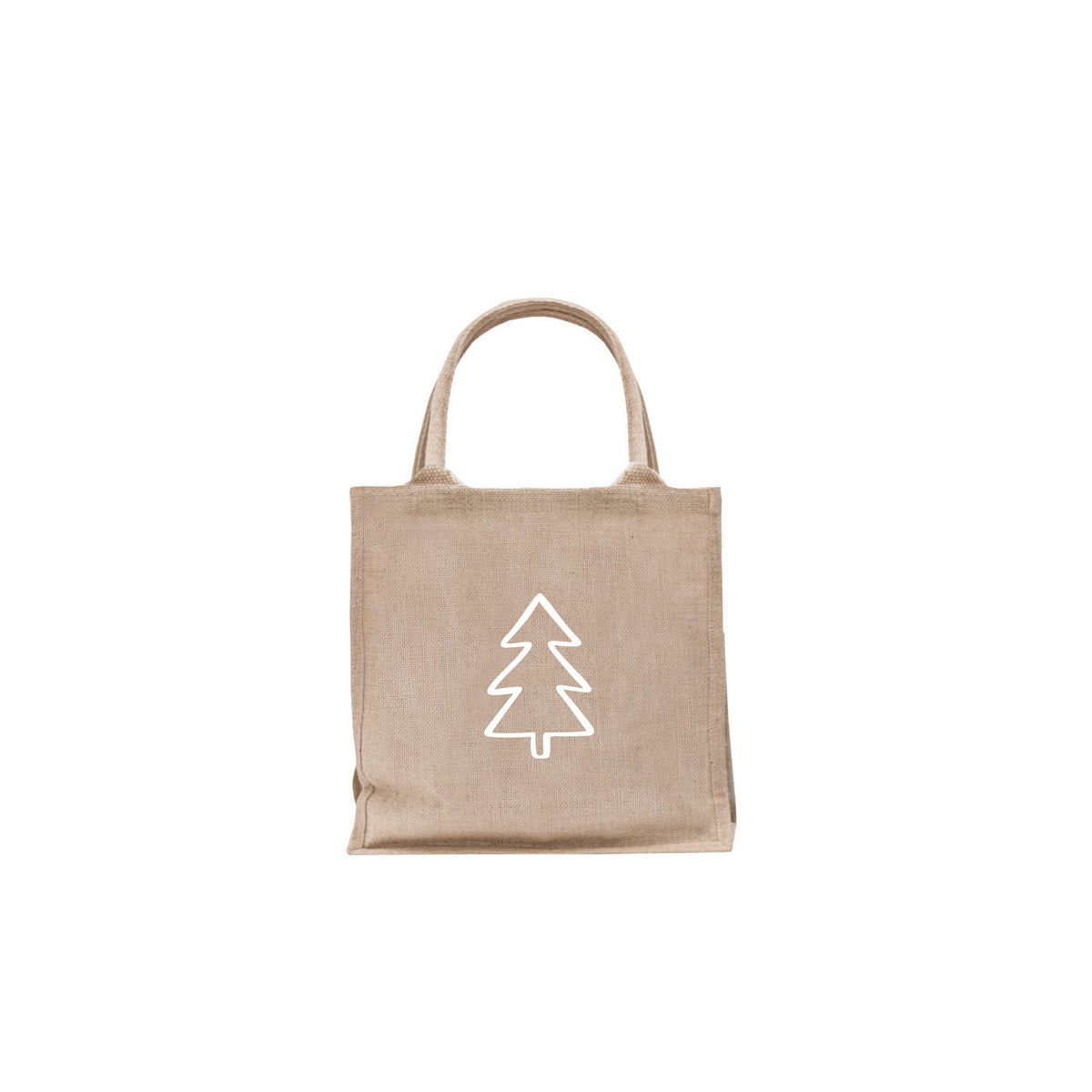 Eulenschnitt Jute Shopper "Sterne & Tanne" 2-er Set